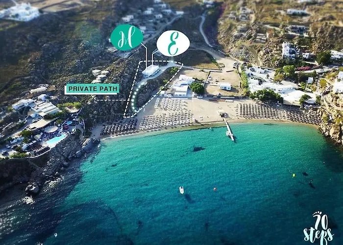 70 Steps Mykonos * Пляж Супер-Парадайз